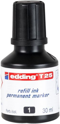 ΜΕΛΑΝΙ EDDING T-25 PERMANENT 25ml 001 Black