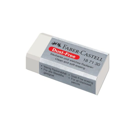 ΓΟΜΟΛΑΣΤΙΧΑ FABER CASTELL DUST FREE WHITE ΜΙΚΡΗ