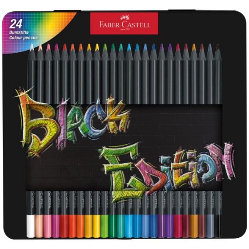 ΞΥΛΟΜΠΟΓΙΕΣ FABER-CASTELL BLACK ΚΑΣΕΤΙΝΑ 24τεμ