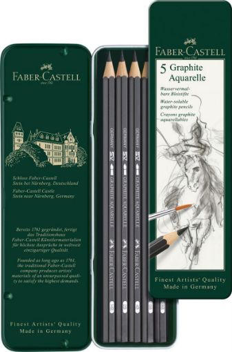 ΜΟΛΥΒΙΑ FABER CASTELL AQUARELL JUMBO SET 5τεμ