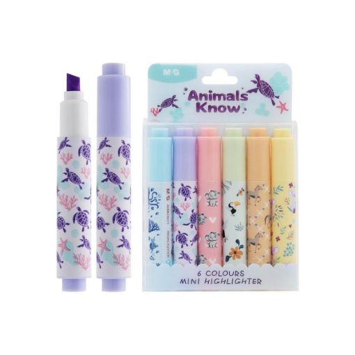 ΥΠΟΓΡΑΜΜΙΣΤΕΣ MG ANIMALS MINI PASTEL