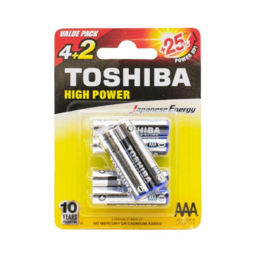 ΜΠΑΤΑΡΙΕΣ TOSHIBA AAΑ 4+2